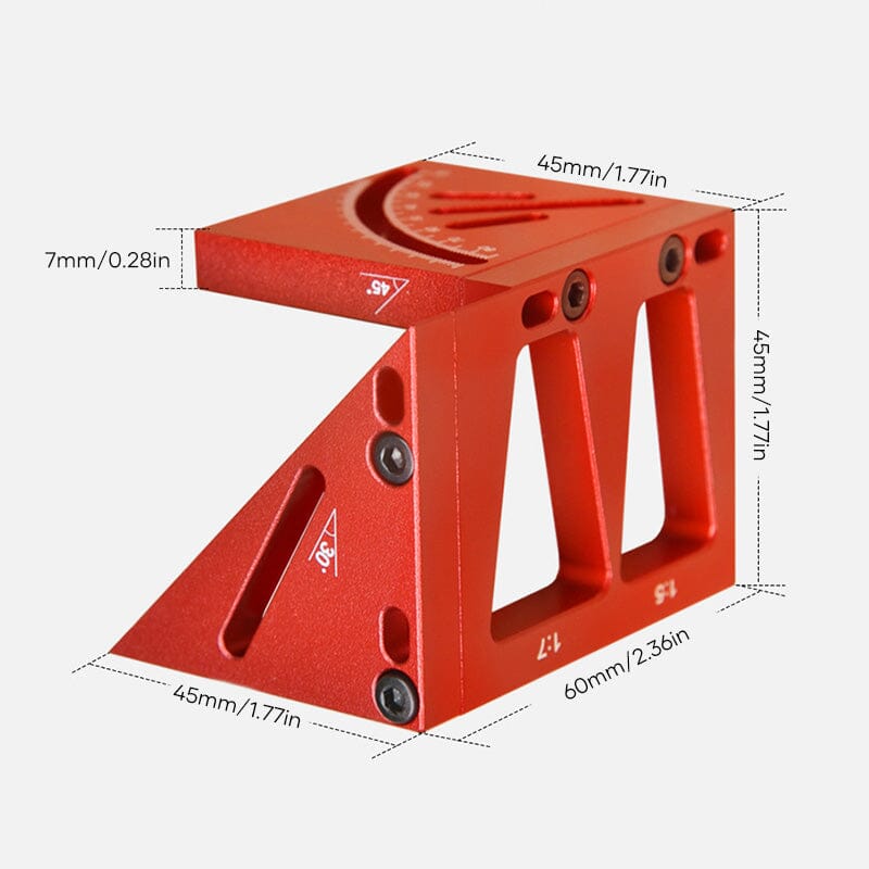 3D Multi-Angle Measuring Ruler