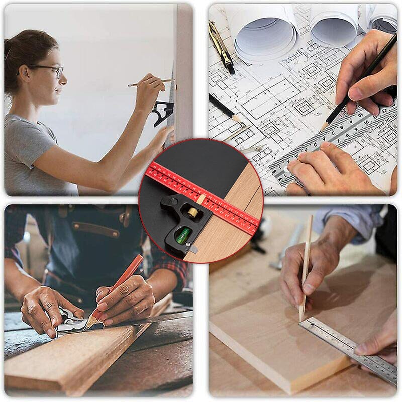 SAKER® Combination Square Ruler