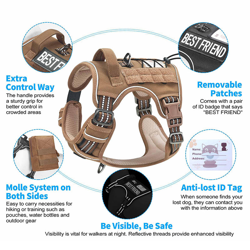 Tactical Dog Harness No Pull