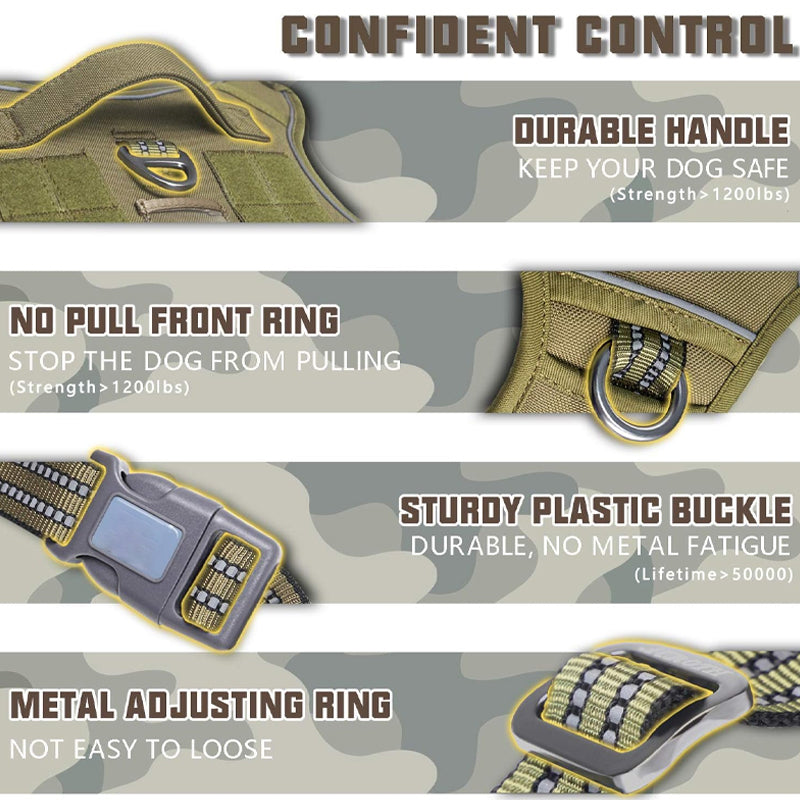 Tactical Dog Harness No Pull