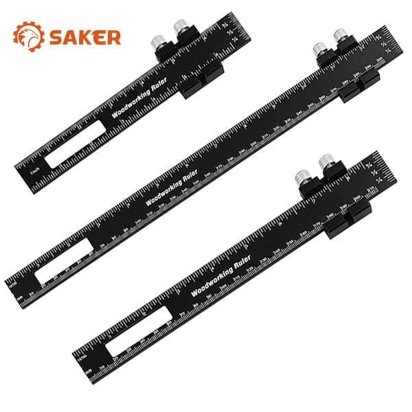 Woodworking Multi-Function Marking Ruler Set