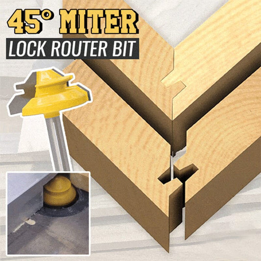 45°Lock Miter Router Bit