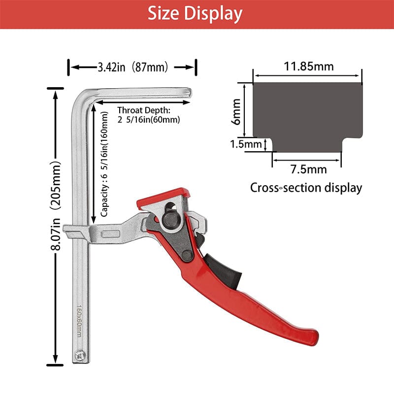 Ratcheting Table Clamp