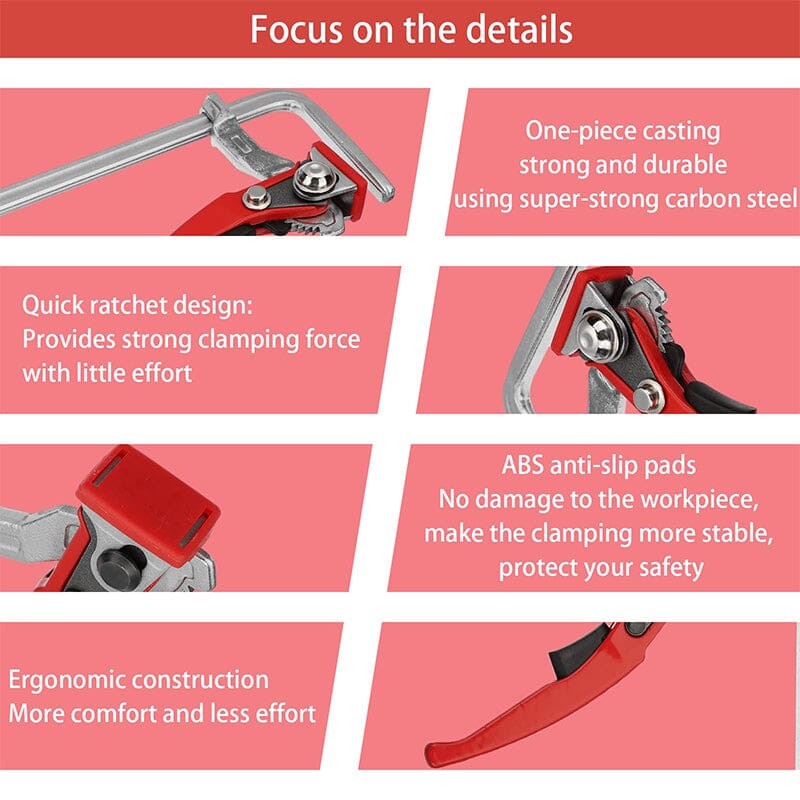 Ratcheting Table Clamp