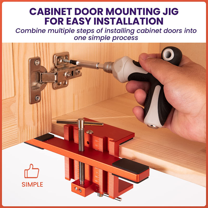 Cabinet Door Mounting Jig