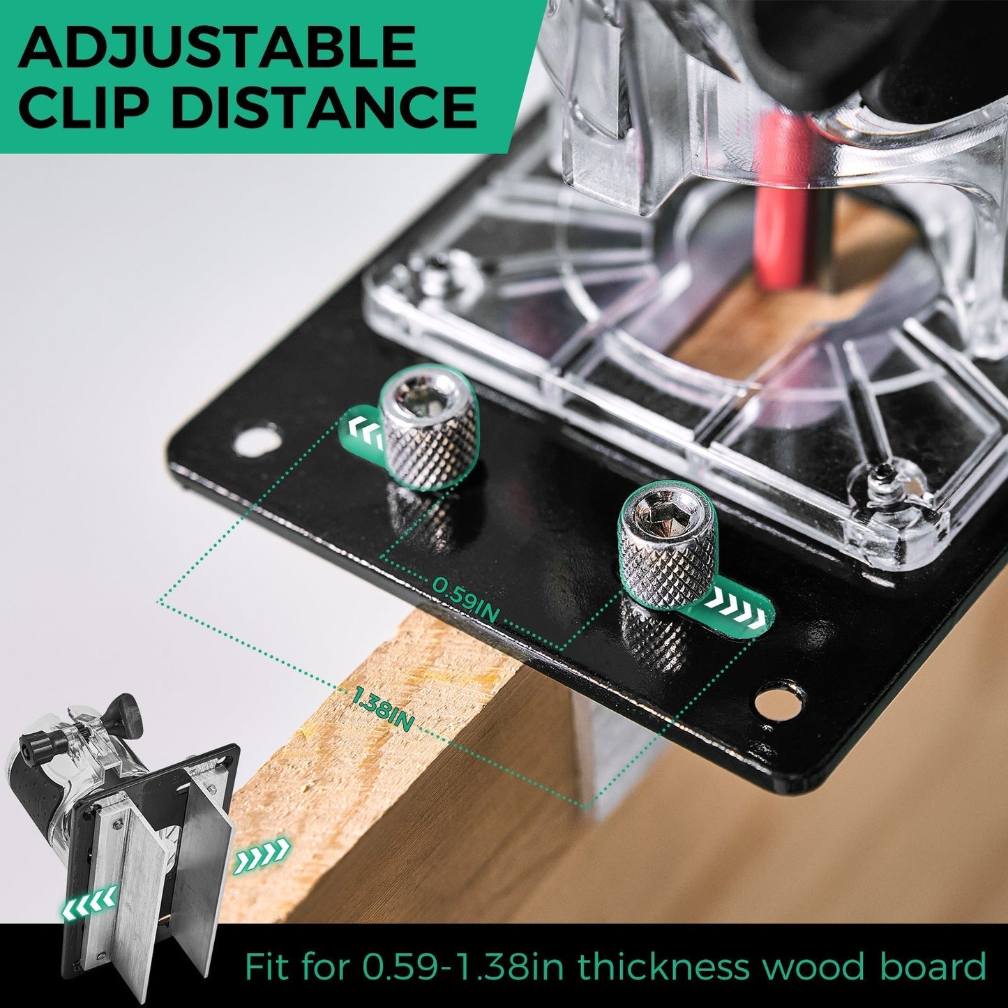 Wood Router Slotting Locator