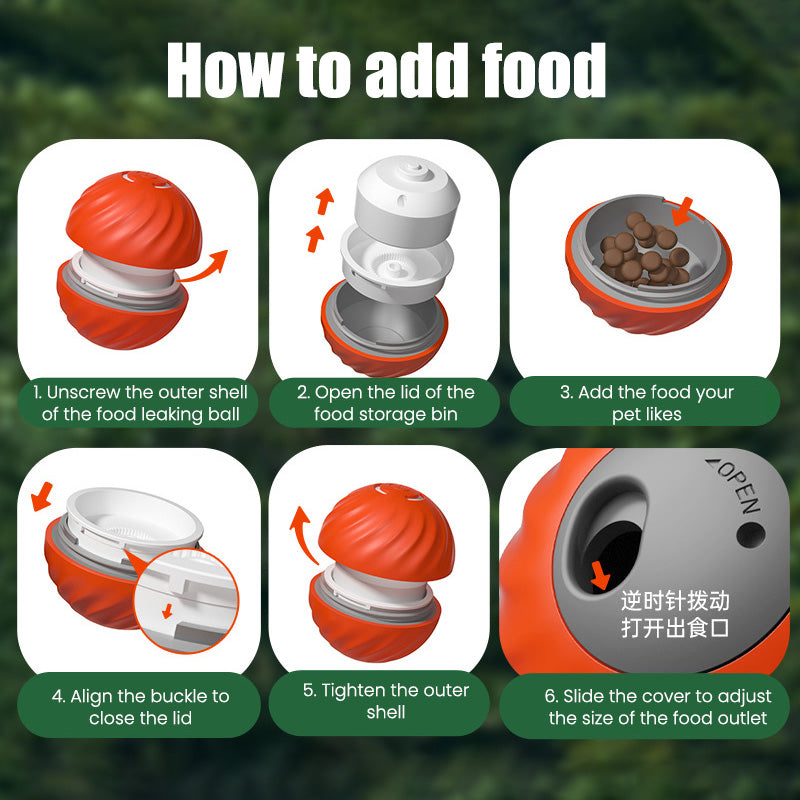 Electric Pet Food Leaking Ball
