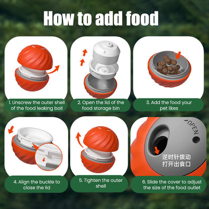 Electric Pet Food Leaking Ball