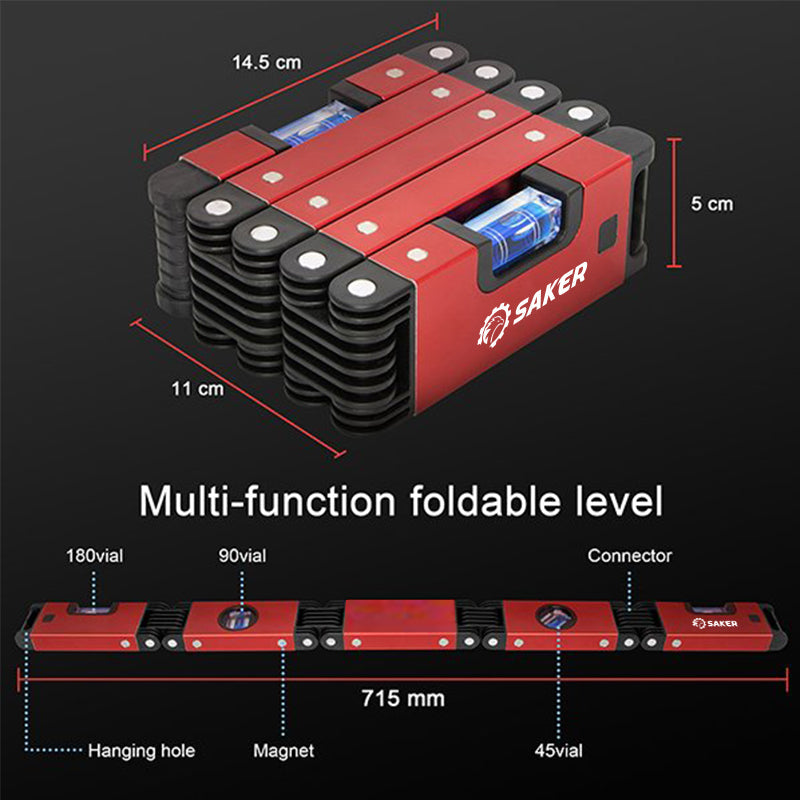 Multi-Function Foldable Level