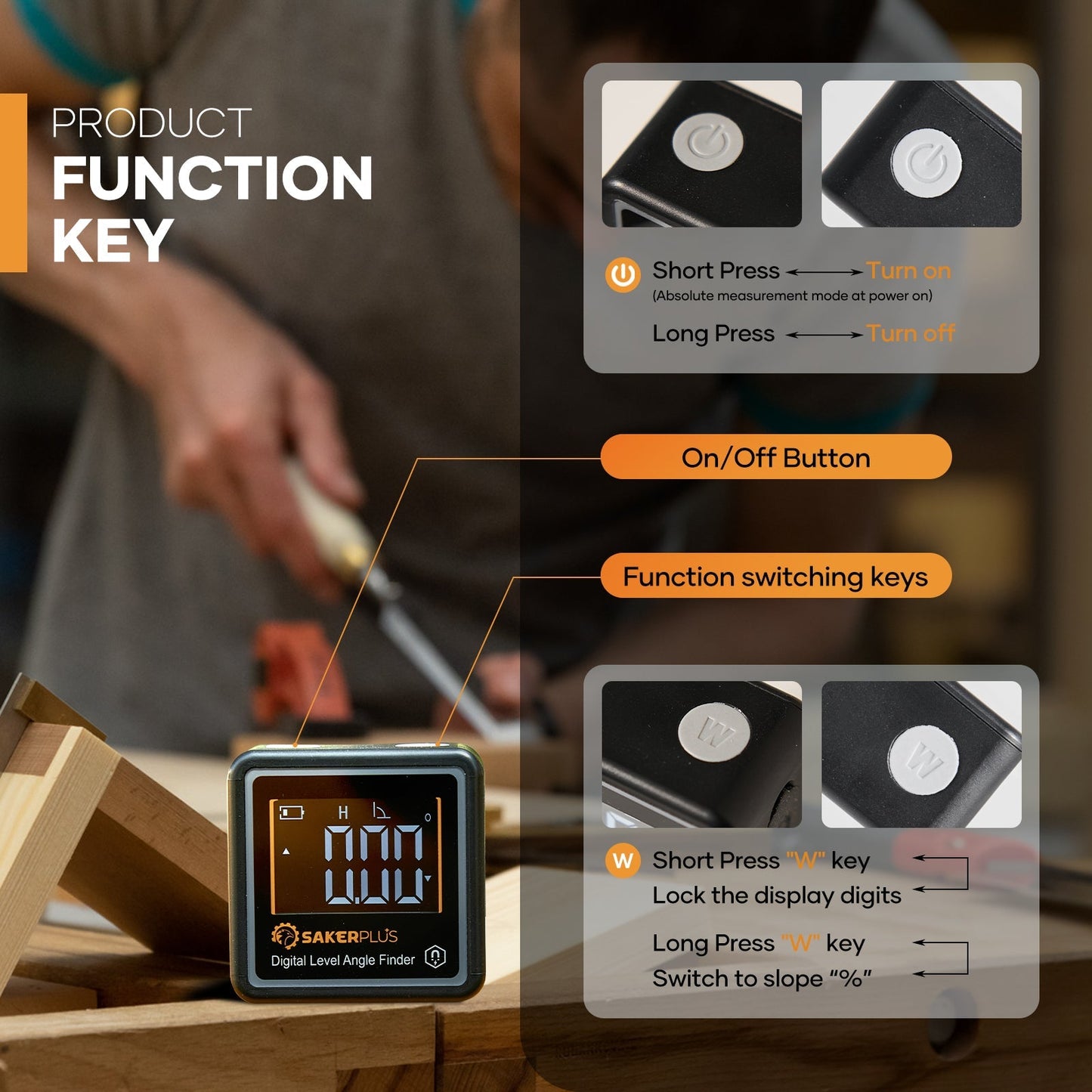 Digital Angle Finder Magnetic