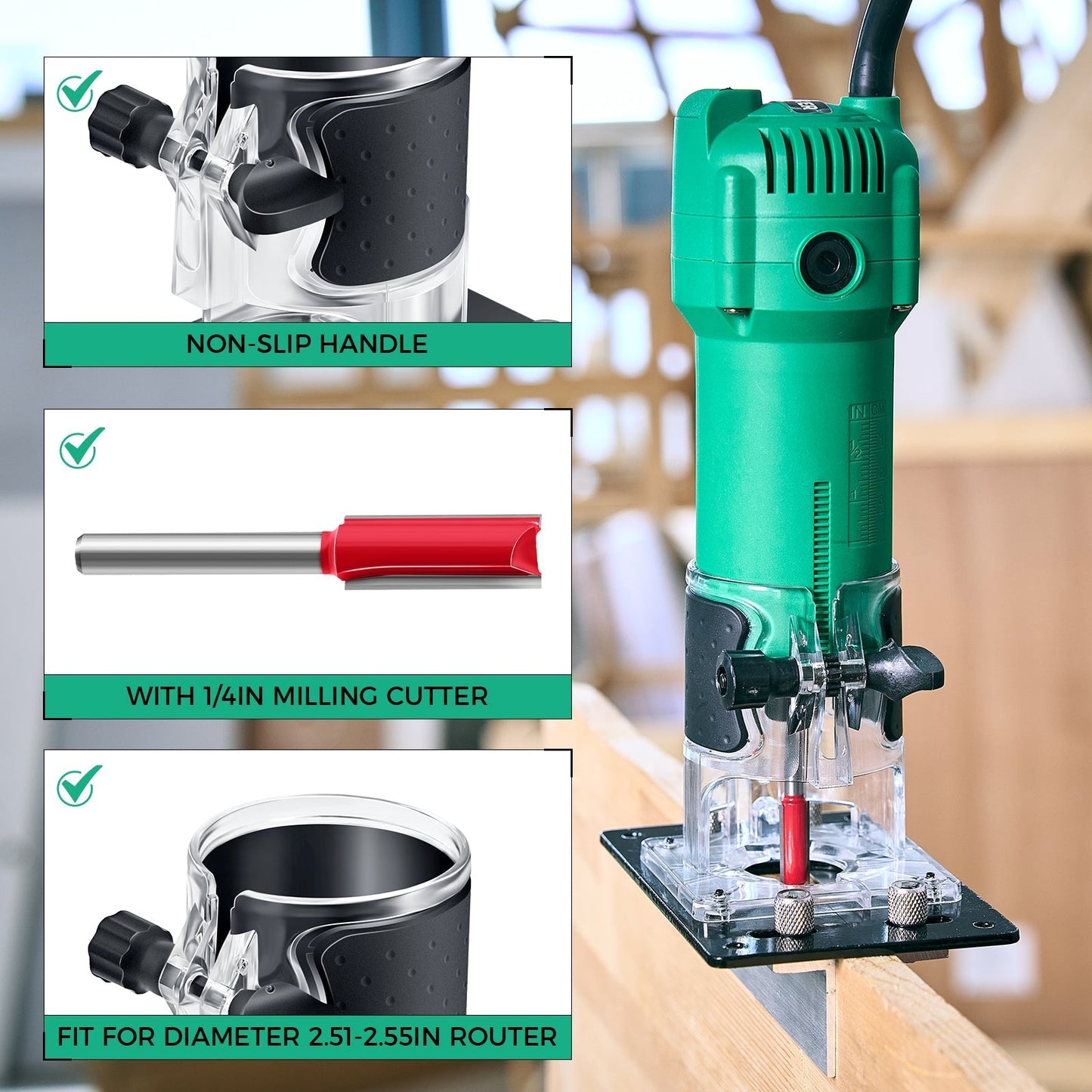 Wood Router Slotting Locator