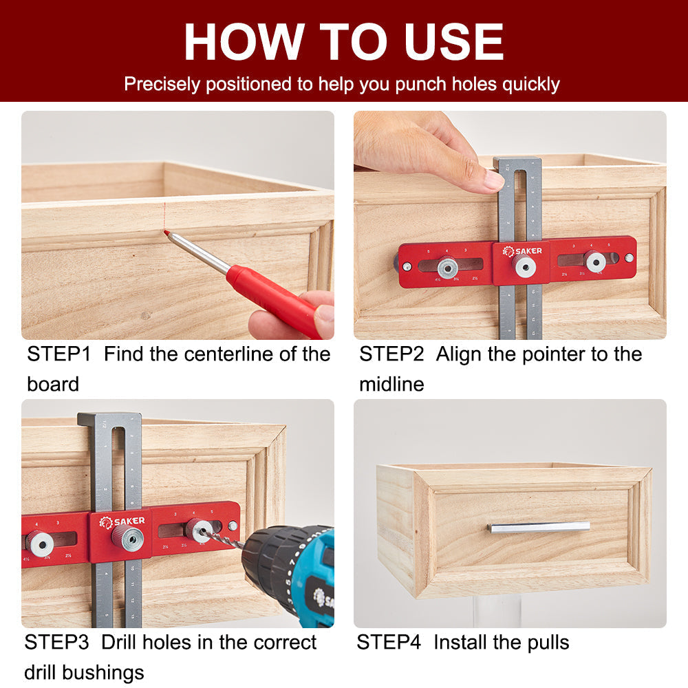 Cabinet Hardware Doweling Jig