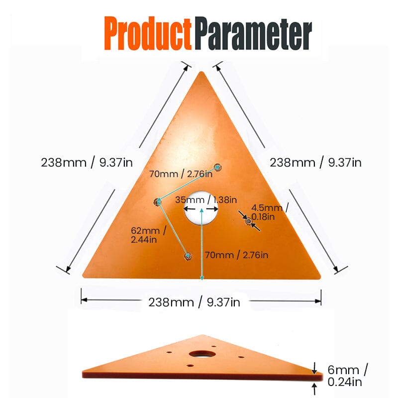 Router Triangle Board