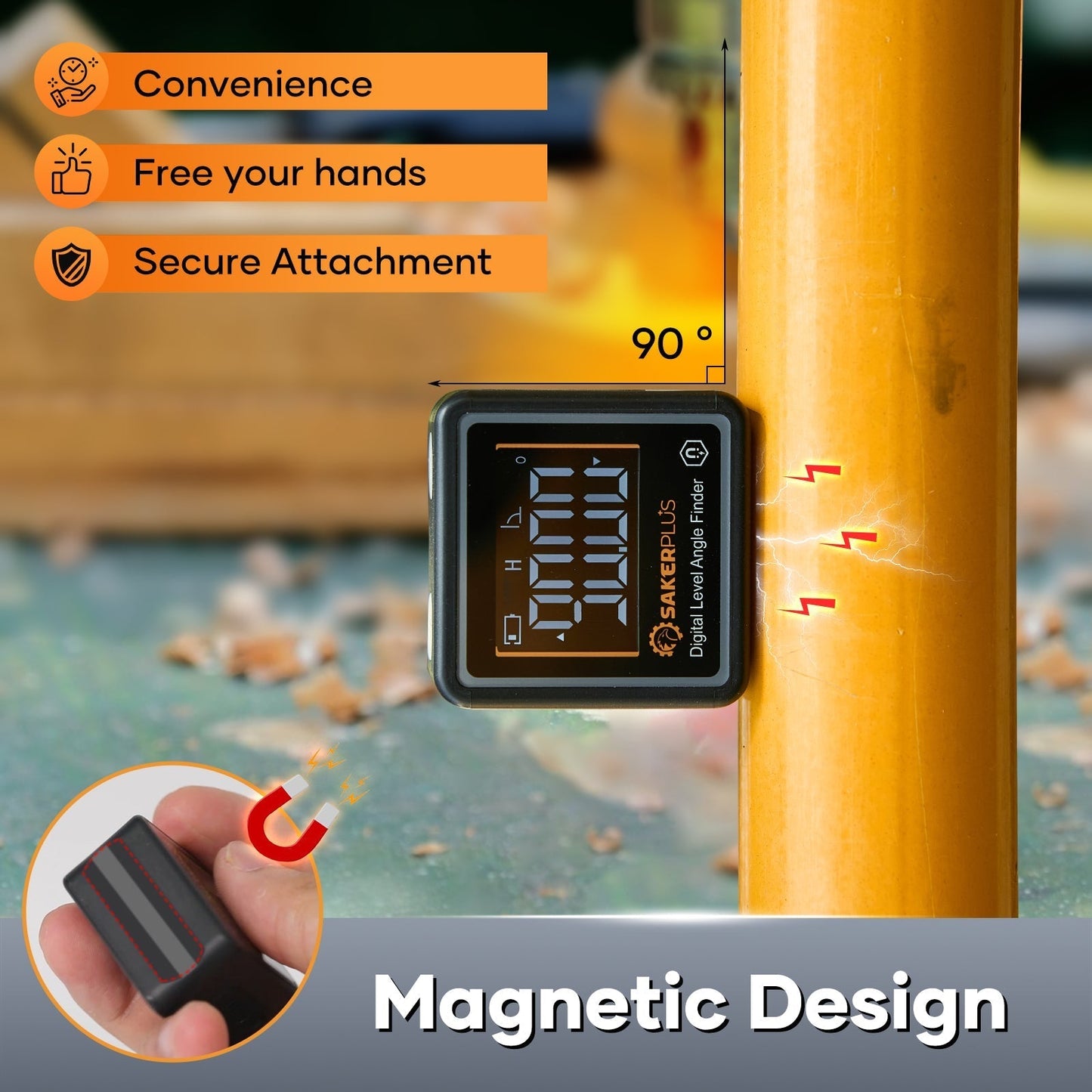 Digital Angle Finder Magnetic