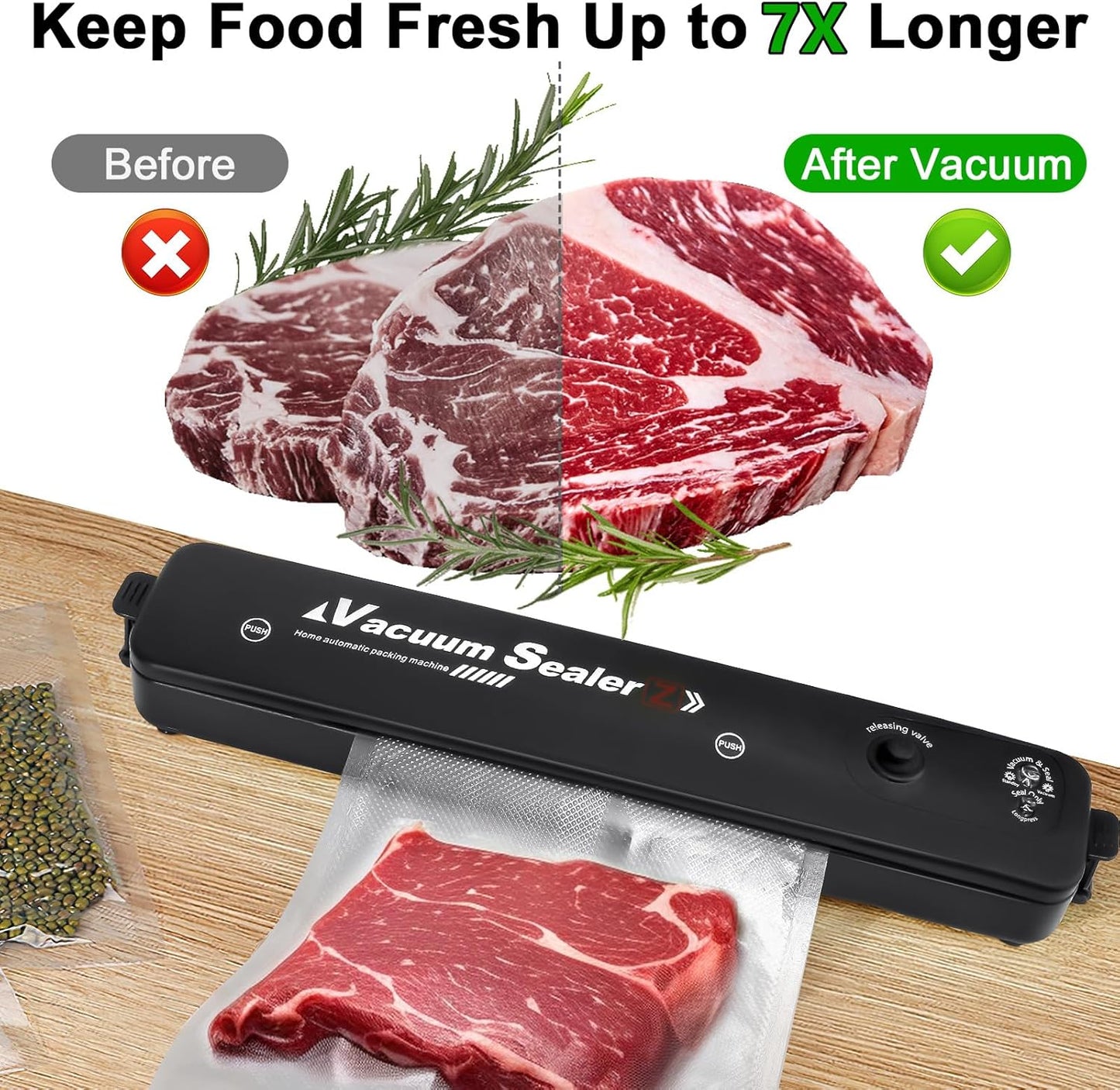 Food Saver Vacuum Sealer Machine
