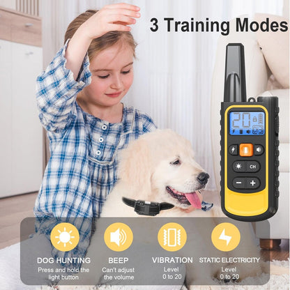 Waterproof Dog Training Collar with Remote