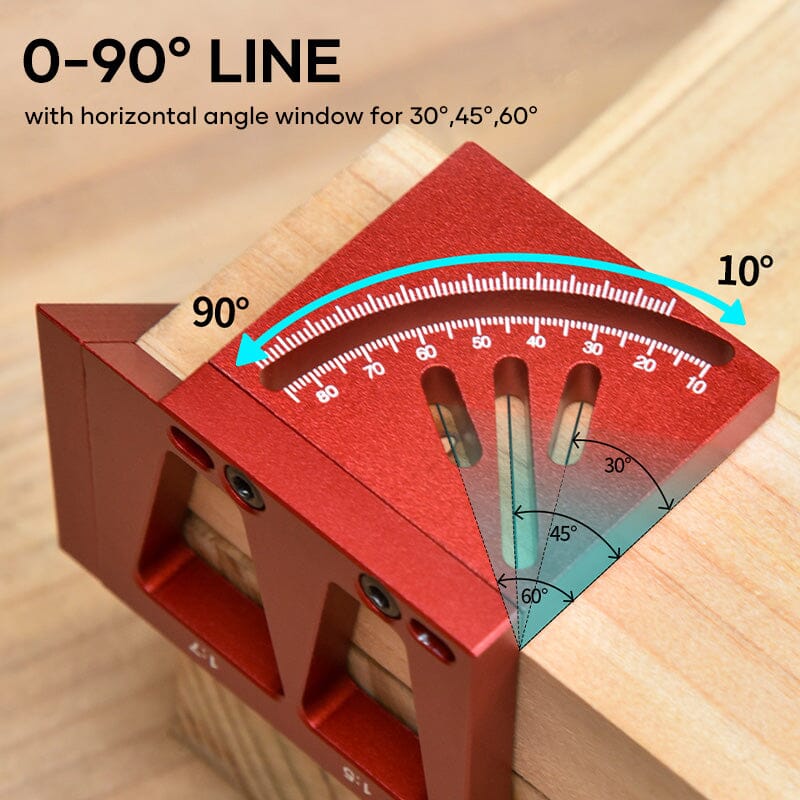 3D Multi-Angle Measuring Ruler