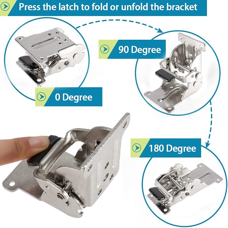 Folding Leg Hinge Bracket