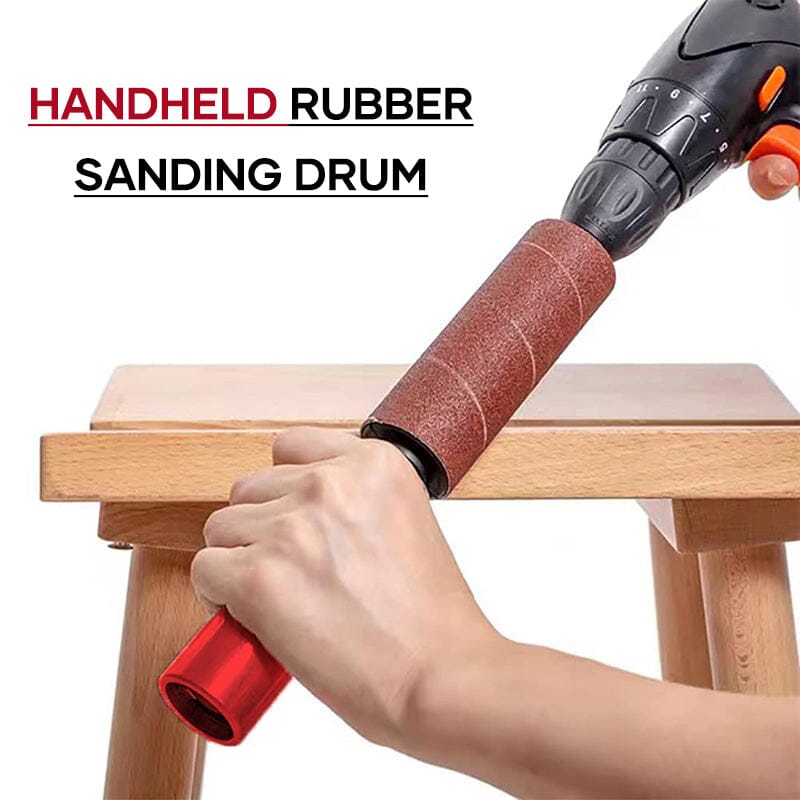 Hand-held rubber Sanding Drum