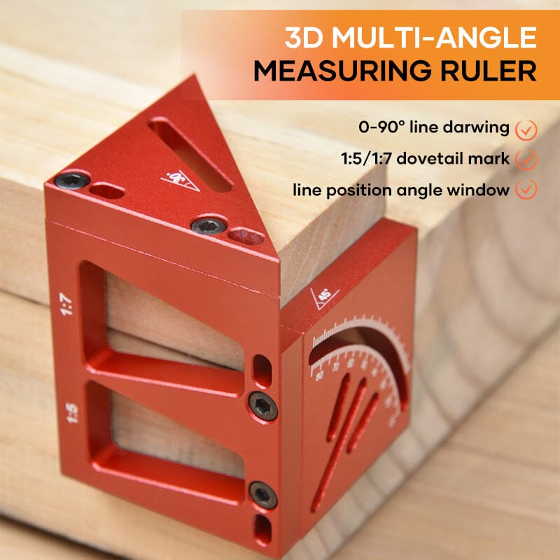 3D Multi-Angle Measuring Ruler