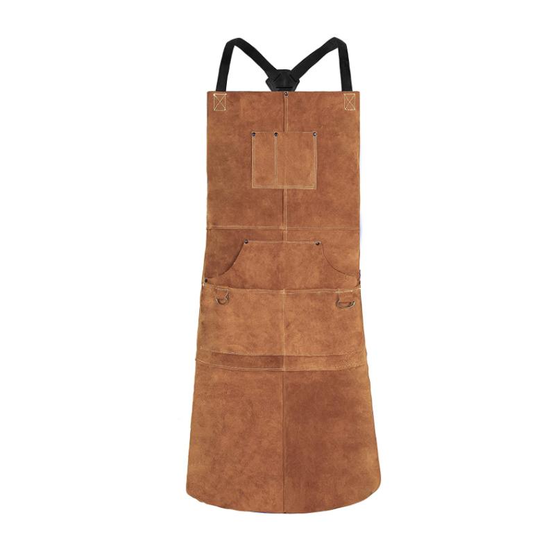 Fireproof cowhide apron