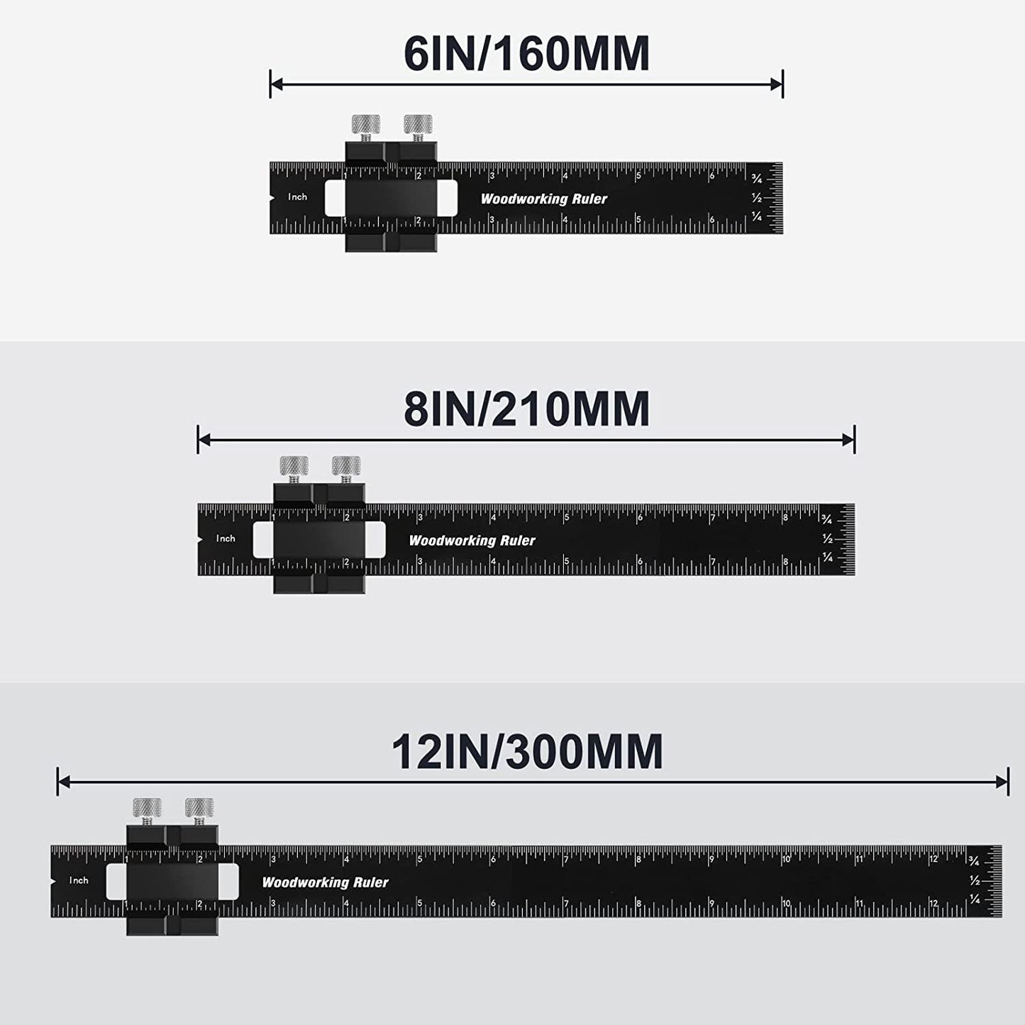 Woodworking Ruler Precision Pocket Rule